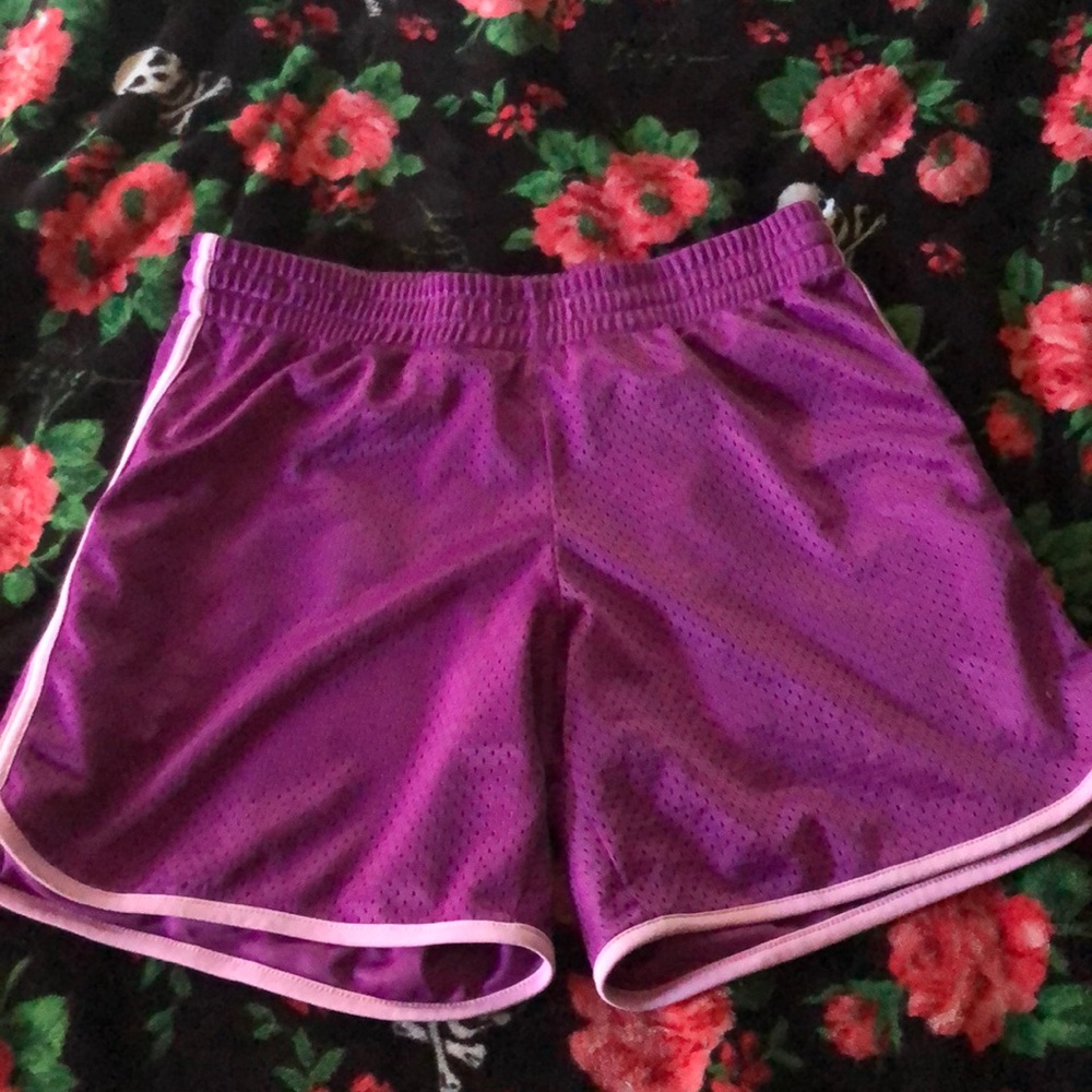 Purple shorts